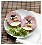 бутерброд angrybirds