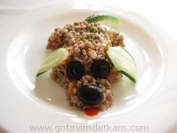 гречка с мясом и овощами
