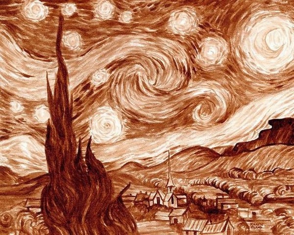 кофейная картина