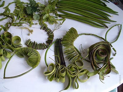 украшения из растений