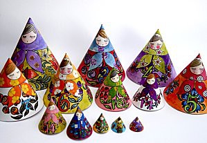 матрёшки из бумаги