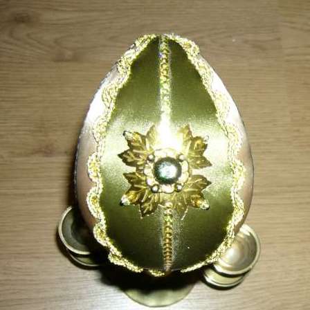 пасхальные яйца из лоскутков без иголки